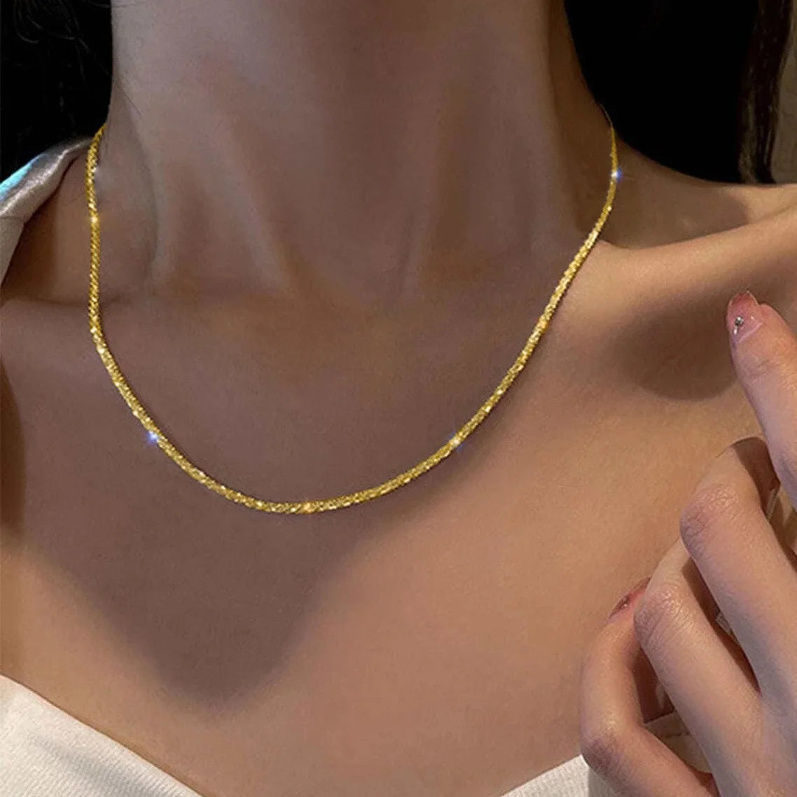 Minimalist Sparkling Necklace for Women