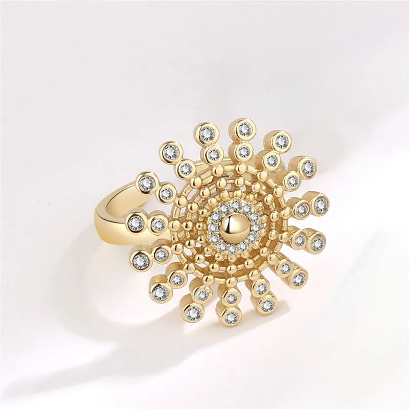 Fashion Beads Anxiety Ring – Crystal Butterfly, Star & Moon Spinner Ring 🌸✨