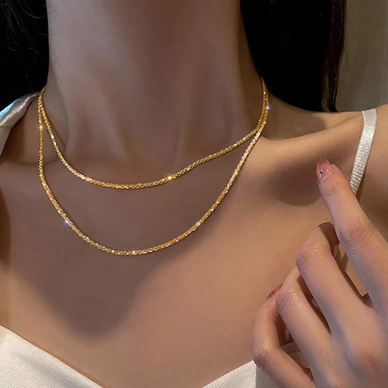 Minimalist Sparkling Necklace for Women