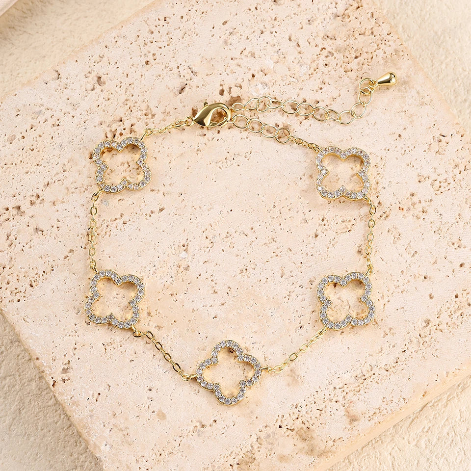 Four-leaf Flower Bracelet