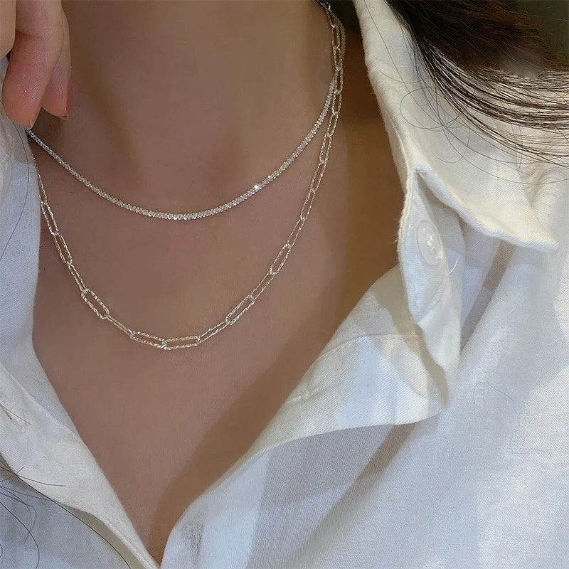 Minimalist Sparkling Necklace for Women