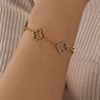 Four-leaf Flower Bracelet