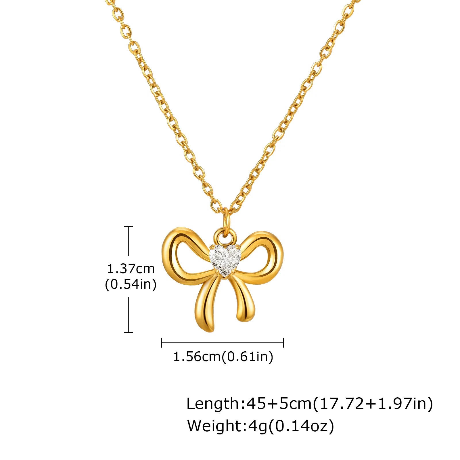 Zirconia Butterfly Bow Stud Earrings – Delicate Gold-Plated Fashion Jewelry