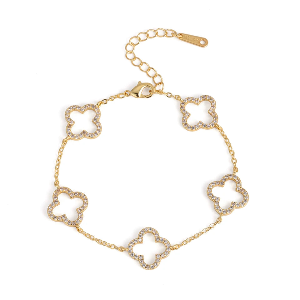 Four-leaf Flower Bracelet