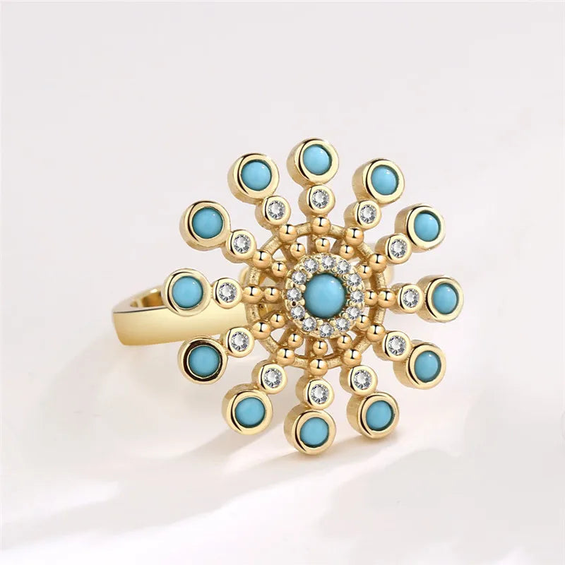 Fashion Beads Anxiety Ring – Crystal Butterfly, Star & Moon Spinner Ring 🌸✨